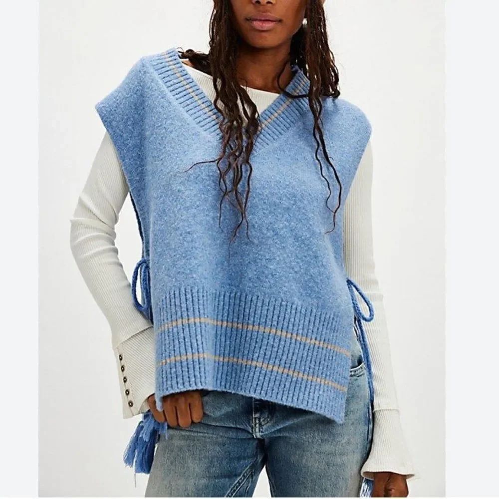 Free People All Star Stripe Poncho
